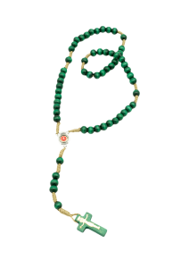 Różaniec św. Michała Archanioła - zielony