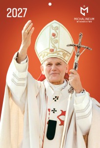 Kalendarz Papieski Mały 2027 WERSJA II (biały)